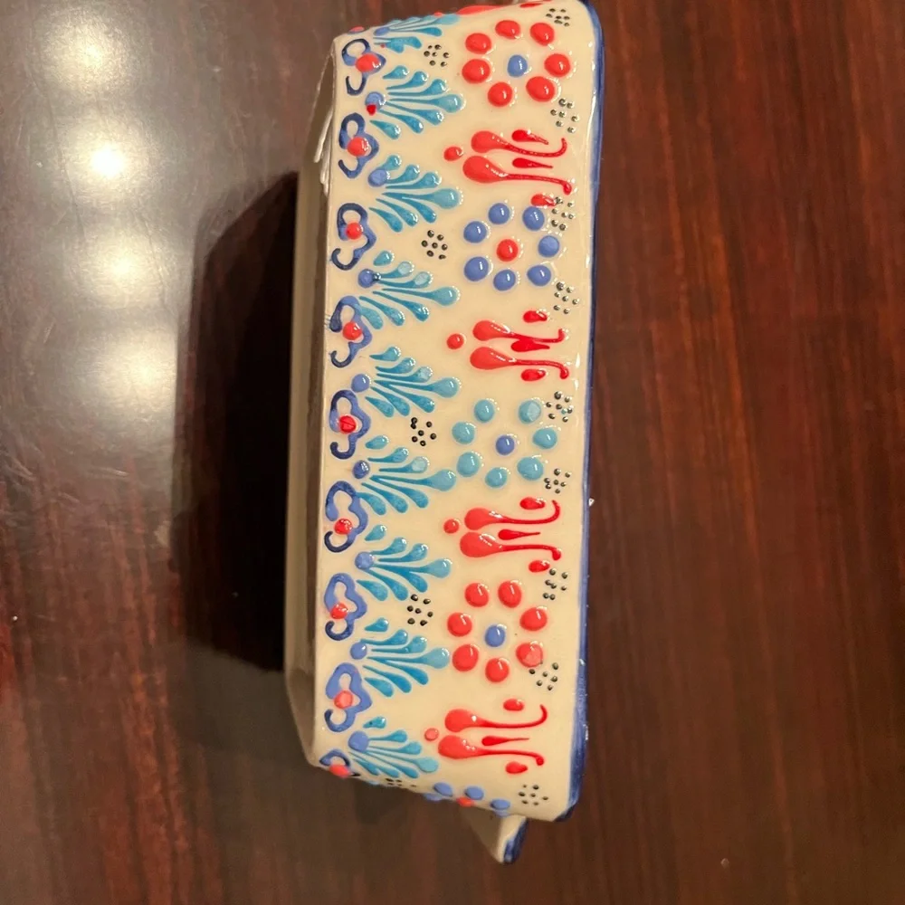 Myth Arts Hand painted Bread Baking Dish- From Turkey